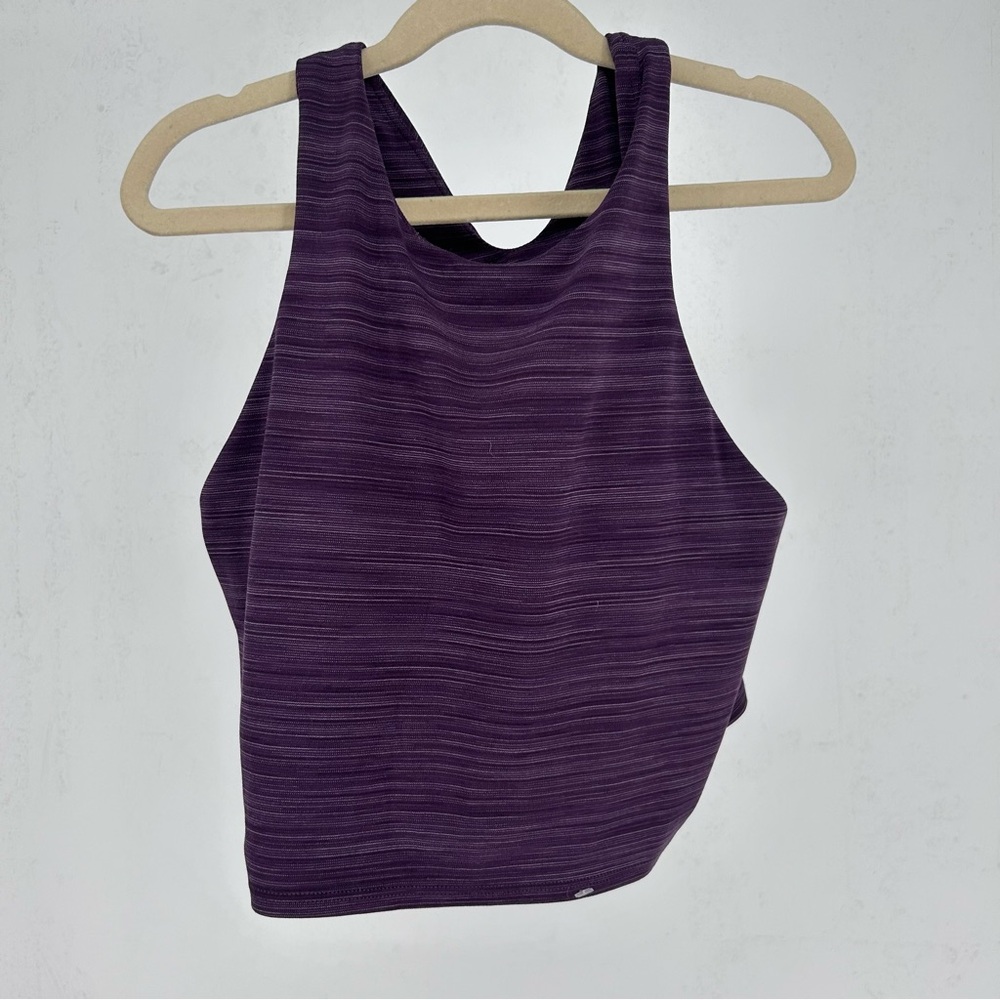 Athleta Conscious Space Dye Crop Top Activewear Tank Size Small